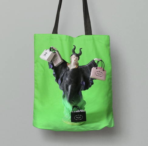 Totebag Maléfica de Shopping-  No queda Tinte