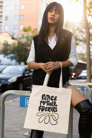 Totebag Peace motherfuckers