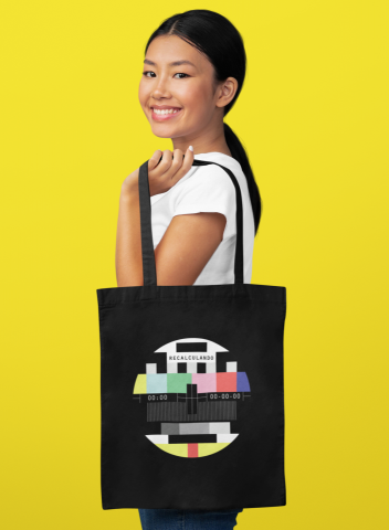 Totebag negro recalculando