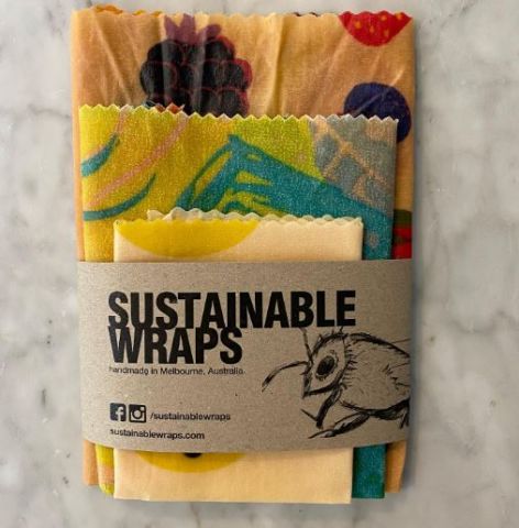 Sustainable beeswax wraps